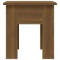 vidaXL Tavolino da Salotto Rovere Marrone 40x40x42 cm in Truciolato vidaXL Tavolino da Salotto Rovere Marrone 40x40x42 cm in Truciolato