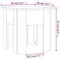 vidaXL Tavolino da Salotto Rovere Marrone 40x40x42 cm in Truciolato vidaXL Tavolino da Salotto Rovere Marrone 40x40x42 cm in Truciolato