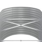 vidaXL Letto Giardino Acciaio Verniciato a Polvere 440x80x68 cm Grigio vidaXL Letto Giardino Acciaio Verniciato a Polvere 440x80x68 cm Grigio