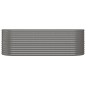 vidaXL Letto Giardino Acciaio Verniciato a Polvere 224x80x68 cm Grigio vidaXL Letto Giardino Acciaio Verniciato a Polvere 224x80x68 cm Grigio