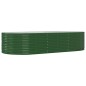 vidaXL Letto Giardino Acciaio Verniciato Polvere 291x140x68 cm Verde vidaXL Letto Giardino Acciaio Verniciato Polvere 291x140x68 cm Verde