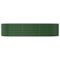 vidaXL Letto Giardino Acciaio Verniciato Polvere 291x140x68 cm Verde vidaXL Letto Giardino Acciaio Verniciato Polvere 291x140x68 cm Verde