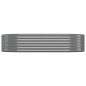 vidaXL Letto Giardino Acciaio Verniciato a Polvere 175x100x36cm Grigio vidaXL Letto Giardino Acciaio Verniciato a Polvere 175x100x36cm Grigio