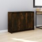 vidaXL Credenza Rovere Fumo 102x33x75 cm in Truciolato vidaXL Credenza Rovere Fumo 102x33x75 cm in Truciolato