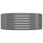 vidaXL Letto Giardino Acciaio Verniciato a Polvere 507x100x36cm Grigio vidaXL Letto Giardino Acciaio Verniciato a Polvere 507x100x36cm Grigio