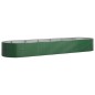 vidaXL Letto Giardino Acciaio Verniciato a Polvere 510x140x68 cm Verde vidaXL Letto Giardino Acciaio Verniciato a Polvere 510x140x68 cm Verde