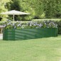 vidaXL Letto Giardino Acciaio Verniciato a Polvere 396x100x68 cm Verde vidaXL Letto Giardino Acciaio Verniciato a Polvere 396x100x68 cm Verde