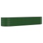 vidaXL Letto Giardino Acciaio Verniciato a Polvere 396x100x68 cm Verde vidaXL Letto Giardino Acciaio Verniciato a Polvere 396x100x68 cm Verde