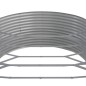 vidaXL Letto da Giardino in Acciaio a Polvere 510x140x68 cm Antracite vidaXL Letto da Giardino in Acciaio a Polvere 510x140x68 cm Antracite