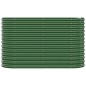 vidaXL Letto Giardino Acciaio Verniciato a Polvere 114x40x68 cm Verde vidaXL Letto Giardino Acciaio Verniciato a Polvere 114x40x68 cm Verde