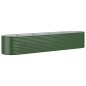 vidaXL Letto Giardino Acciaio Verniciato a Polvere 368x80x68 cm Verde vidaXL Letto Giardino Acciaio Verniciato a Polvere 368x80x68 cm Verde