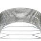 vidaXL Letto Giardino Acciaio Verniciato Polvere 367x140x68 cm Argento vidaXL Letto Giardino Acciaio Verniciato Polvere 367x140x68 cm Argento
