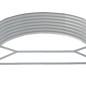 vidaXL Letto da Giardino in Acciaio a Polvere 214x140x36 cm Antracite vidaXL Letto da Giardino in Acciaio a Polvere 214x140x36 cm Antracite