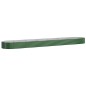 vidaXL Letto Giardino Acciaio Verniciato a Polvere 544x100x36 cm Verde vidaXL Letto Giardino Acciaio Verniciato a Polvere 544x100x36 cm Verde