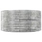 vidaXL Letto Giardino Acciaio Verniciato Polvere 140x140x68 cm Argento vidaXL Letto Giardino Acciaio Verniciato Polvere 140x140x68 cm Argento