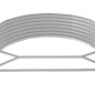 vidaXL Letto Giardino Acciaio Verniciato Polvere 214x140x36cm Argento vidaXL Letto Giardino Acciaio Verniciato Polvere 214x140x36cm Argento