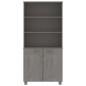 vidaXL Credenza HAMAR in Legno Massello di Pino Grigio Chiaro vidaXL Credenza HAMAR in Legno Massello di Pino Grigio Chiaro