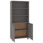vidaXL Credenza HAMAR in Legno Massello di Pino Grigio Chiaro vidaXL Credenza HAMAR in Legno Massello di Pino Grigio Chiaro