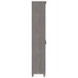 vidaXL Credenza HAMAR in Legno Massello di Pino Grigio Chiaro