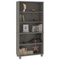 vidaXL Credenza HAMAR in Legno Massello di Pino Grigio Chiaro