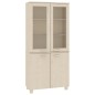 vidaXL Credenza HAMAR in Legno Massello di Pino Marrone vidaXL Credenza HAMAR in Legno Massello di Pino Marrone
