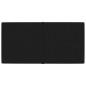 Pannelli Murali 12 pz Neri 60x30 cm in Tessuto 2,16 m² Pannelli Murali 12 pz Neri 60x30 cm in Tessuto 2,16 m²