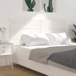Testiera per Letto Bianca 206x4x100 cm Legno Massello di Pino Testiera per Letto Bianca 206x4x100 cm Legno Massello di Pino