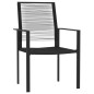 vidaXL Set da Pranzo da Giardino 7 pz Nero vidaXL Set da Pranzo da Giardino 7 pz Nero