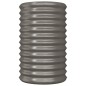 vidaXL Vaso da Giardino Acciaio Verniciato a Polvere 40x40x68cm Grigio vidaXL Vaso da Giardino Acciaio Verniciato a Polvere 40x40x68cm Grigio