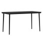 vidaXL Set da Pranzo da Giardino 5 pz con Cuscini Nero vidaXL Set da Pranzo da Giardino 5 pz con Cuscini Nero