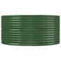 vidaXL Letto Giardino Acciaio Verniciato Polvere 367x140x68 cm Verde vidaXL Letto Giardino Acciaio Verniciato Polvere 367x140x68 cm Verde