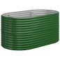 vidaXL Letto Giardino Acciaio Verniciato a Polvere 152x80x68 cm Verde vidaXL Letto Giardino Acciaio Verniciato a Polvere 152x80x68 cm Verde