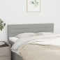 vidaXL Testiere 2 pz Grigio Chiaro 72x5x78/88 cm in Tessuto vidaXL Testiere 2 pz Grigio Chiaro 72x5x78/88 cm in Tessuto