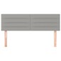 vidaXL Testiere 2 pz Grigio Chiaro 72x5x78/88 cm in Tessuto vidaXL Testiere 2 pz Grigio Chiaro 72x5x78/88 cm in Tessuto