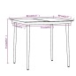 vidaXL Set da Pranzo da Giardino 5 pz con Cuscini Marrone e Nero vidaXL Set da Pranzo da Giardino 5 pz con Cuscini Marrone e Nero