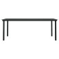 vidaXL Set da Pranzo da Giardino 7 pz con Cuscini Grigio e Nero vidaXL Set da Pranzo da Giardino 7 pz con Cuscini Grigio e Nero