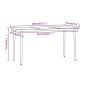 vidaXL Set da Pranzo da Giardino 7 pz con Cuscini Beige e Nero vidaXL Set da Pranzo da Giardino 7 pz con Cuscini Beige e Nero