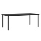 vidaXL Set da Pranzo da Giardino 7 pz con Cuscini Grigio e Nero vidaXL Set da Pranzo da Giardino 7 pz con Cuscini Grigio e Nero