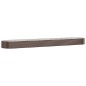 vidaXL Letto Giardino Acciaio Verniciato Polvere 507x100x36 cm Marrone vidaXL Letto Giardino Acciaio Verniciato Polvere 507x100x36 cm Marrone