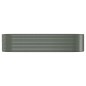 vidaXL Letto Giardino Acciaio Verniciato a Polvere 322x100x68cm Grigio vidaXL Letto Giardino Acciaio Verniciato a Polvere 322x100x68cm Grigio