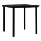 vidaXL Set Mobili da Pranzo per Giardino 3 pz Nero vidaXL Set Mobili da Pranzo per Giardino 3 pz Nero