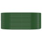 vidaXL Letto Giardino Acciaio Verniciato a Polvere 175x100x68 cm Verde vidaXL Letto Giardino Acciaio Verniciato a Polvere 175x100x68 cm Verde