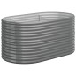 vidaXL Letto Giardino Acciaio Verniciato a Polvere 152x80x68 cm Grigio vidaXL Letto Giardino Acciaio Verniciato a Polvere 152x80x68 cm Grigio