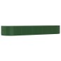 vidaXL Letto Giardino Acciaio Verniciato Polvere 447x140x68 cm Verde vidaXL Letto Giardino Acciaio Verniciato Polvere 447x140x68 cm Verde