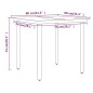 vidaXL Set da Pranzo da Giardino 5 pz con Cuscini Beige e Nero vidaXL Set da Pranzo da Giardino 5 pz con Cuscini Beige e Nero