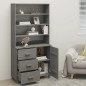 vidaXL Credenza HAMAR in Legno Massello di Pino Grigio Chiaro vidaXL Credenza HAMAR in Legno Massello di Pino Grigio Chiaro