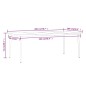 vidaXL Set Mobili da Pranzo da Giardino 7 pz con Cuscini Grigio vidaXL Set Mobili da Pranzo da Giardino 7 pz con Cuscini Grigio
