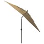 Ombrellone a 3 Livelli con Palo in Alluminio Talpa 2,5x2,5 m Ombrellone a 3 Livelli con Palo in Alluminio Talpa 2,5x2,5 m