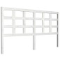 Testiera per Letto Bianca 165,5x4x100 cm Legno Massello di Pino Testiera per Letto Bianca 165,5x4x100 cm Legno Massello di Pino
