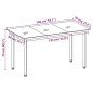 Set Mobili da Pranzo per Giardino con Cuscini 7 pz Beige Set Mobili da Pranzo per Giardino con Cuscini 7 pz Beige